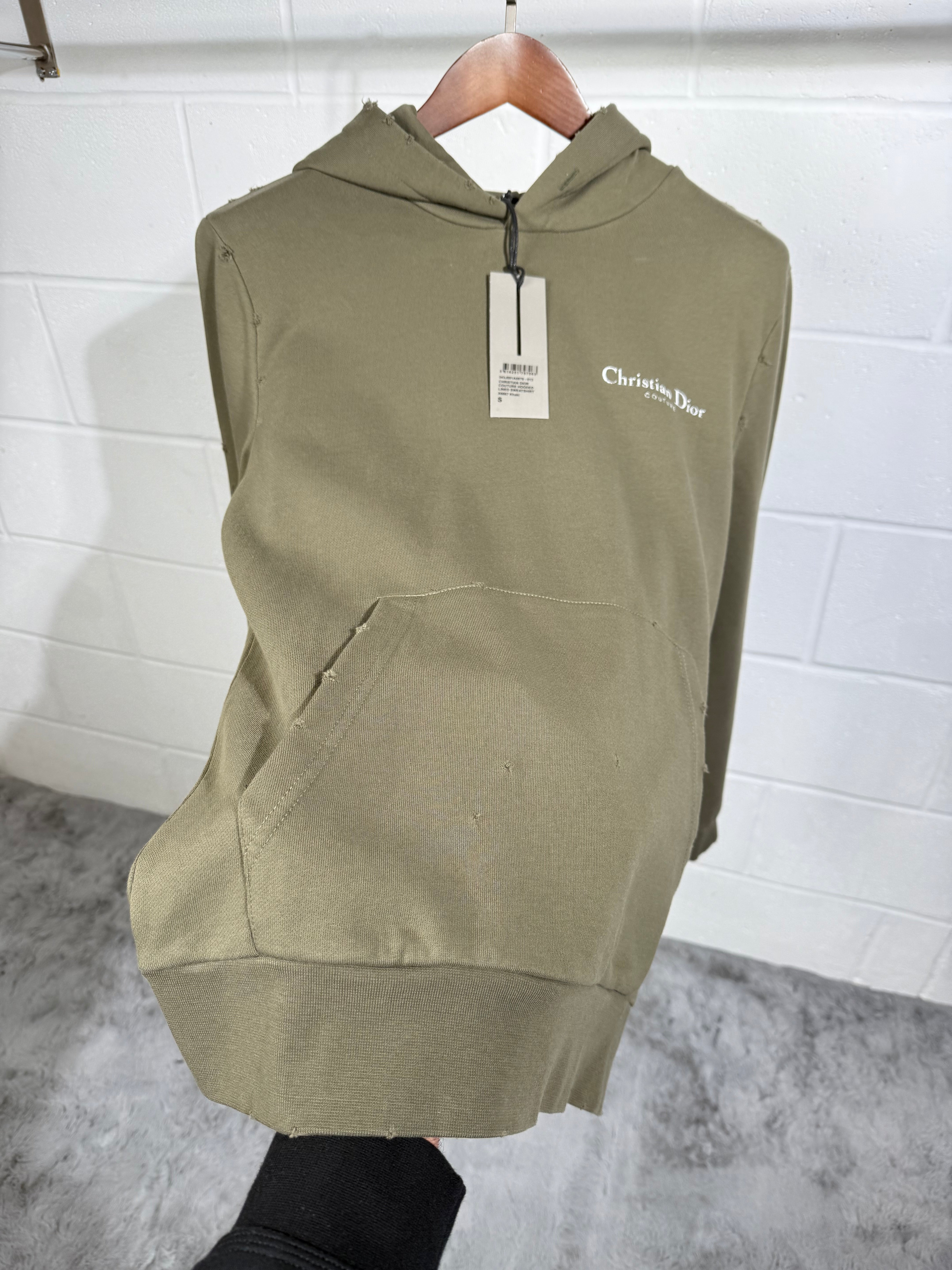 Sweat à capuche Dior vert