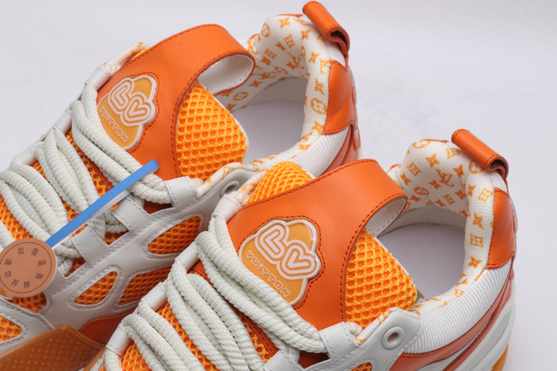 Patins à glace LVE ORANGE/BLANC (précommande)
