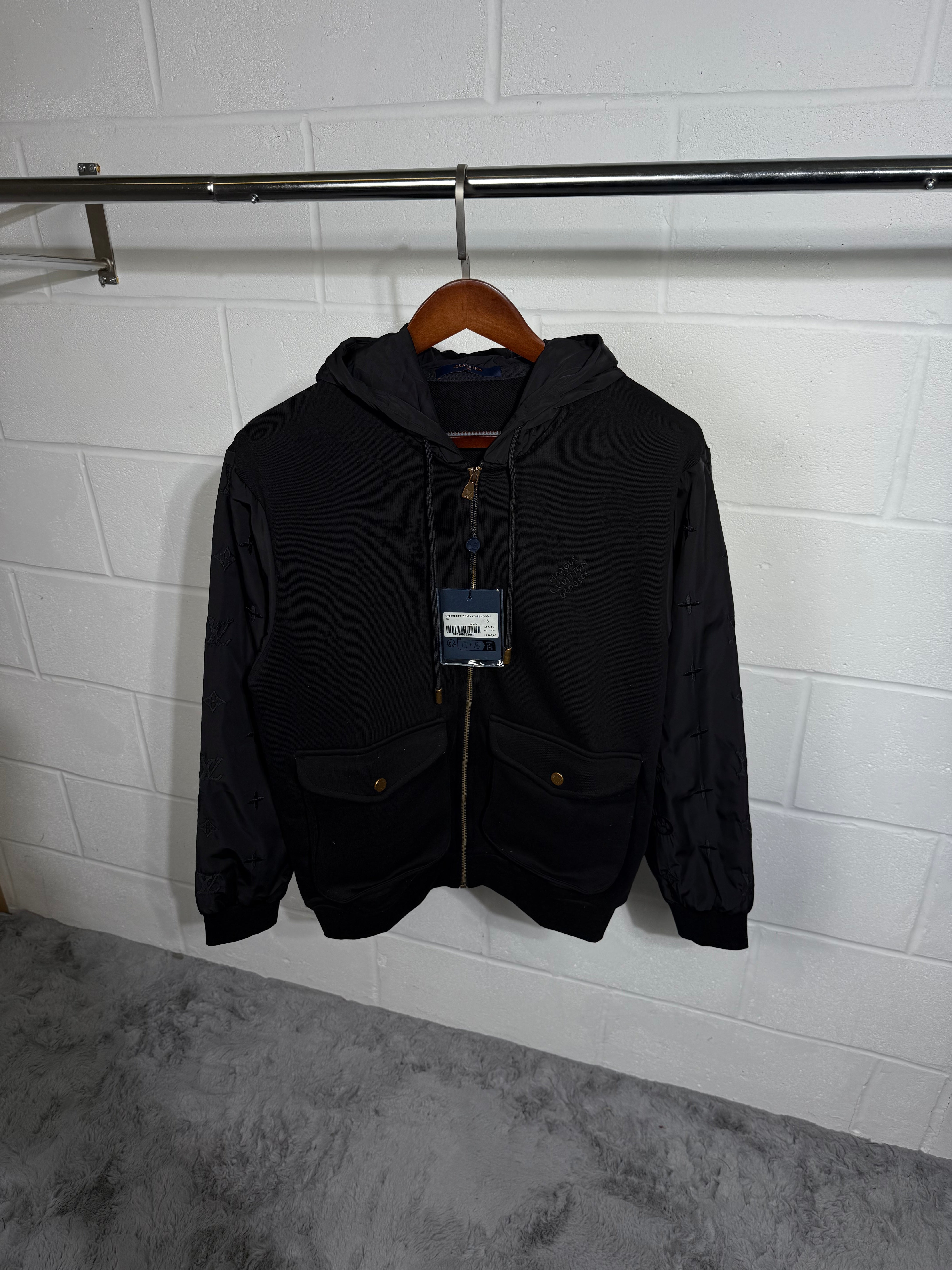 Sweat à capuche zippé LV