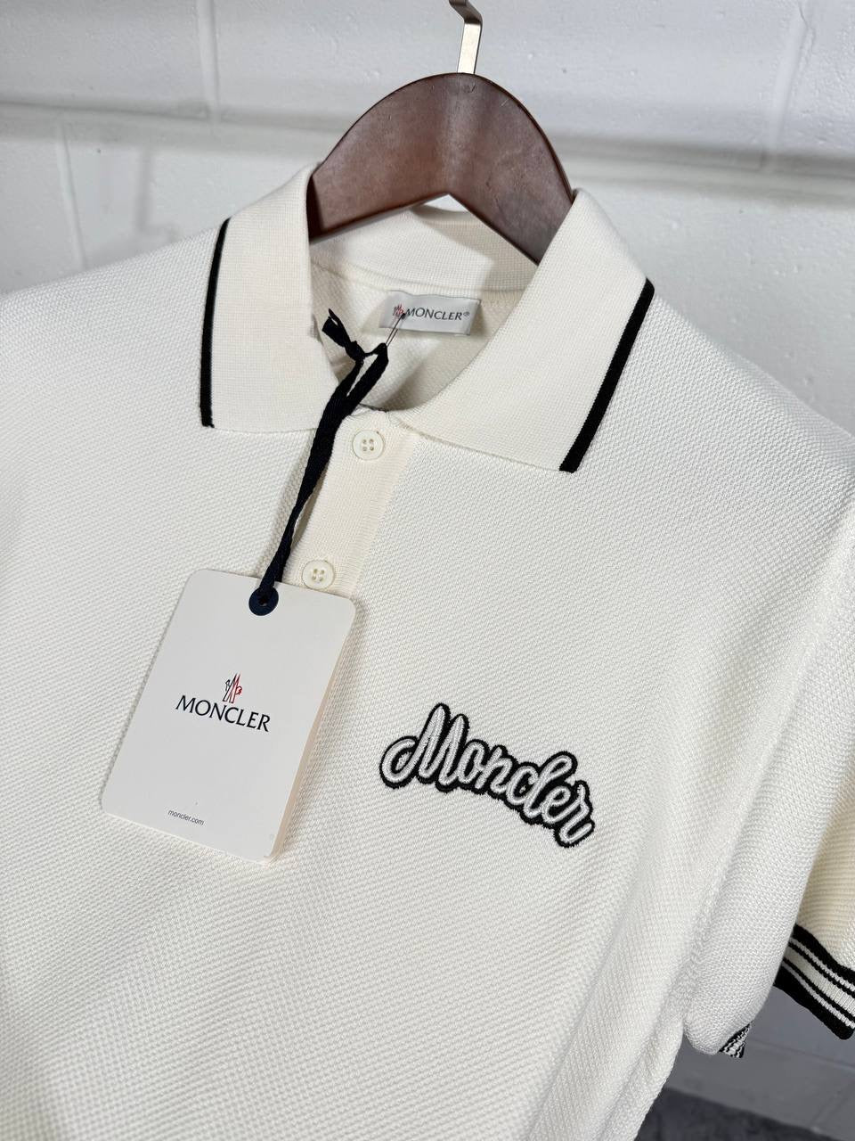 MNCLR KNITTED POLO WHITE