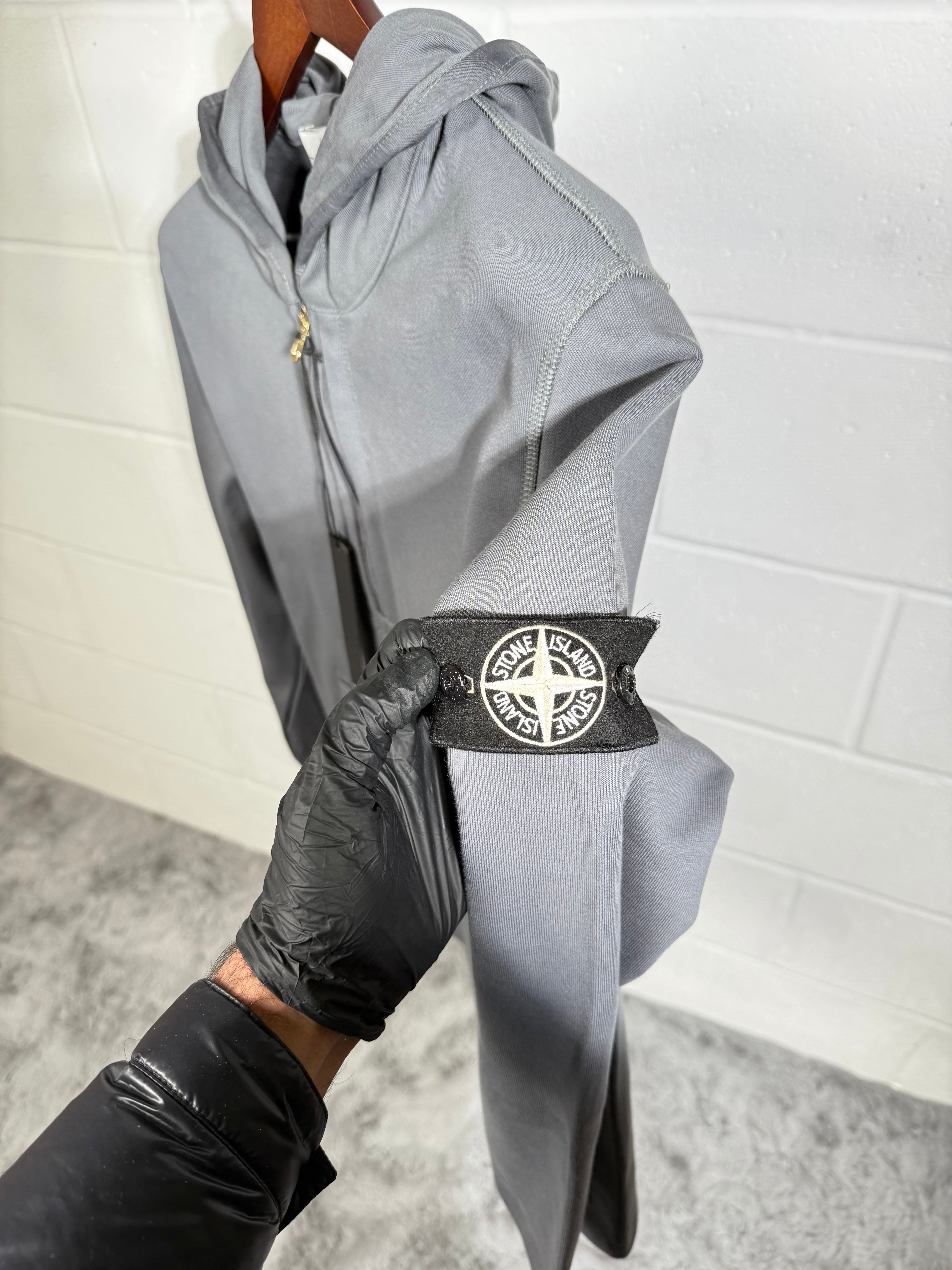 Stone island ghost hoodie grey