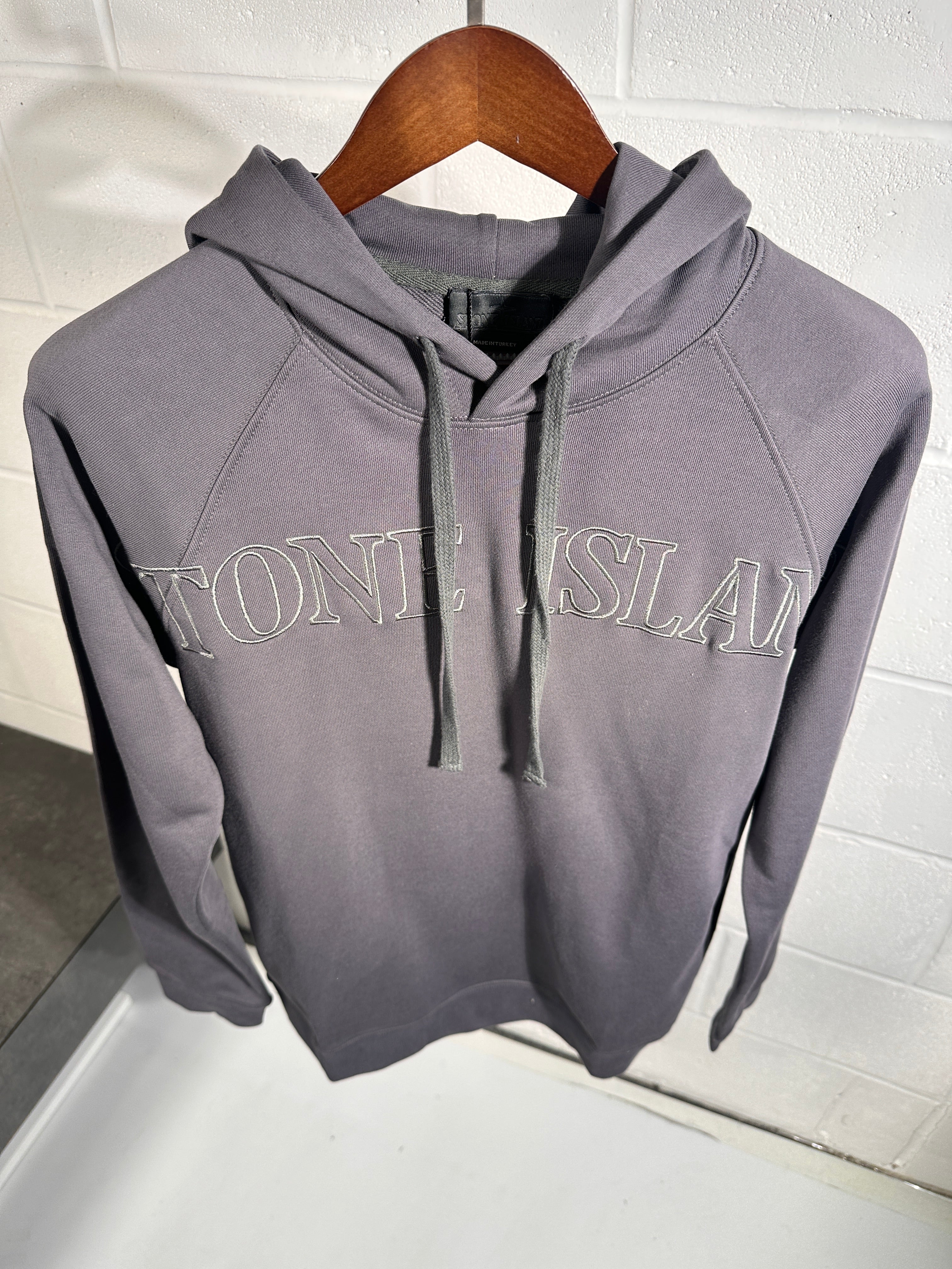 SI ghost logo hoodie grey