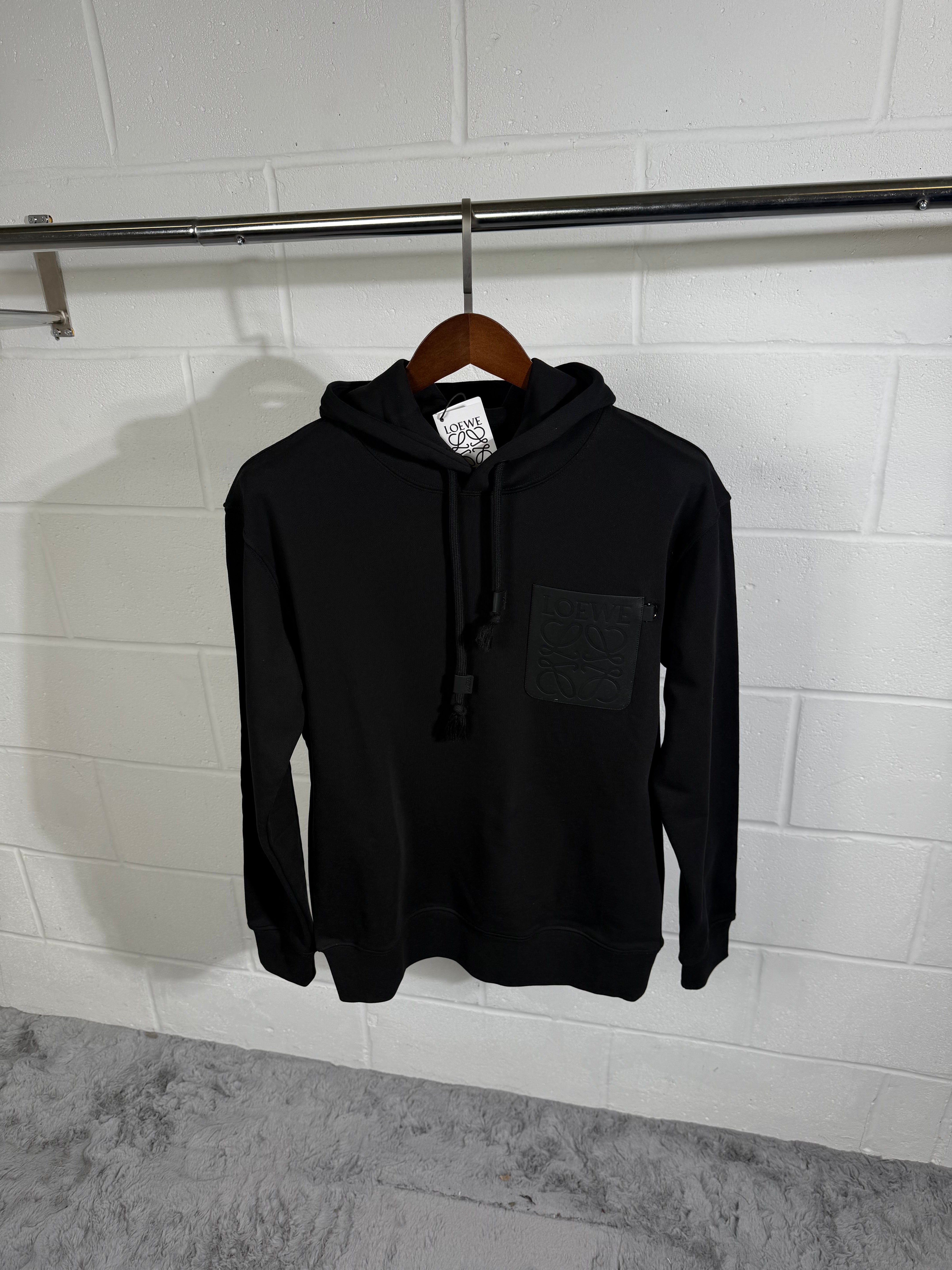 Sweat à capuche noir LOEWE