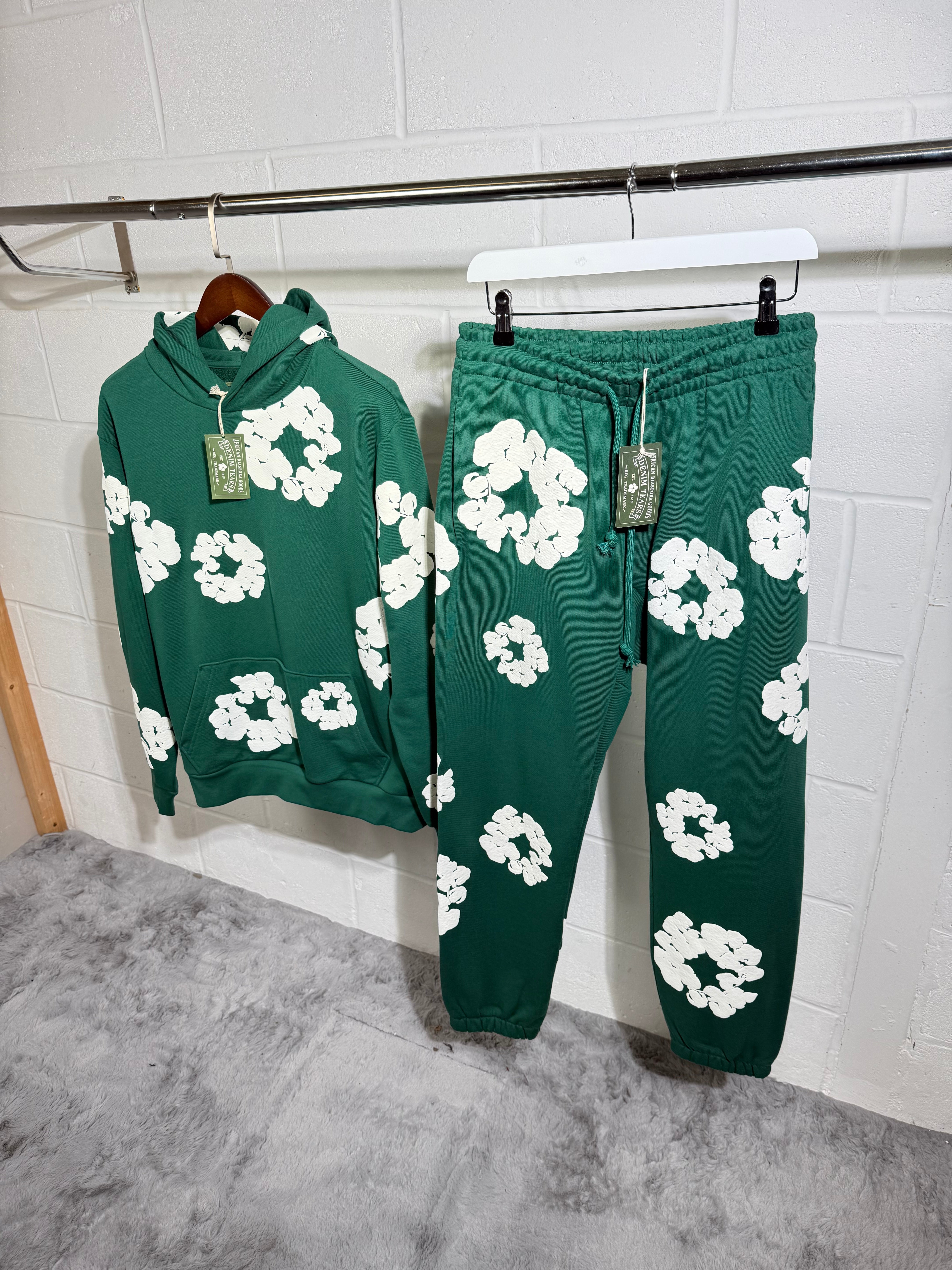 Denim tears tracksuit light green
