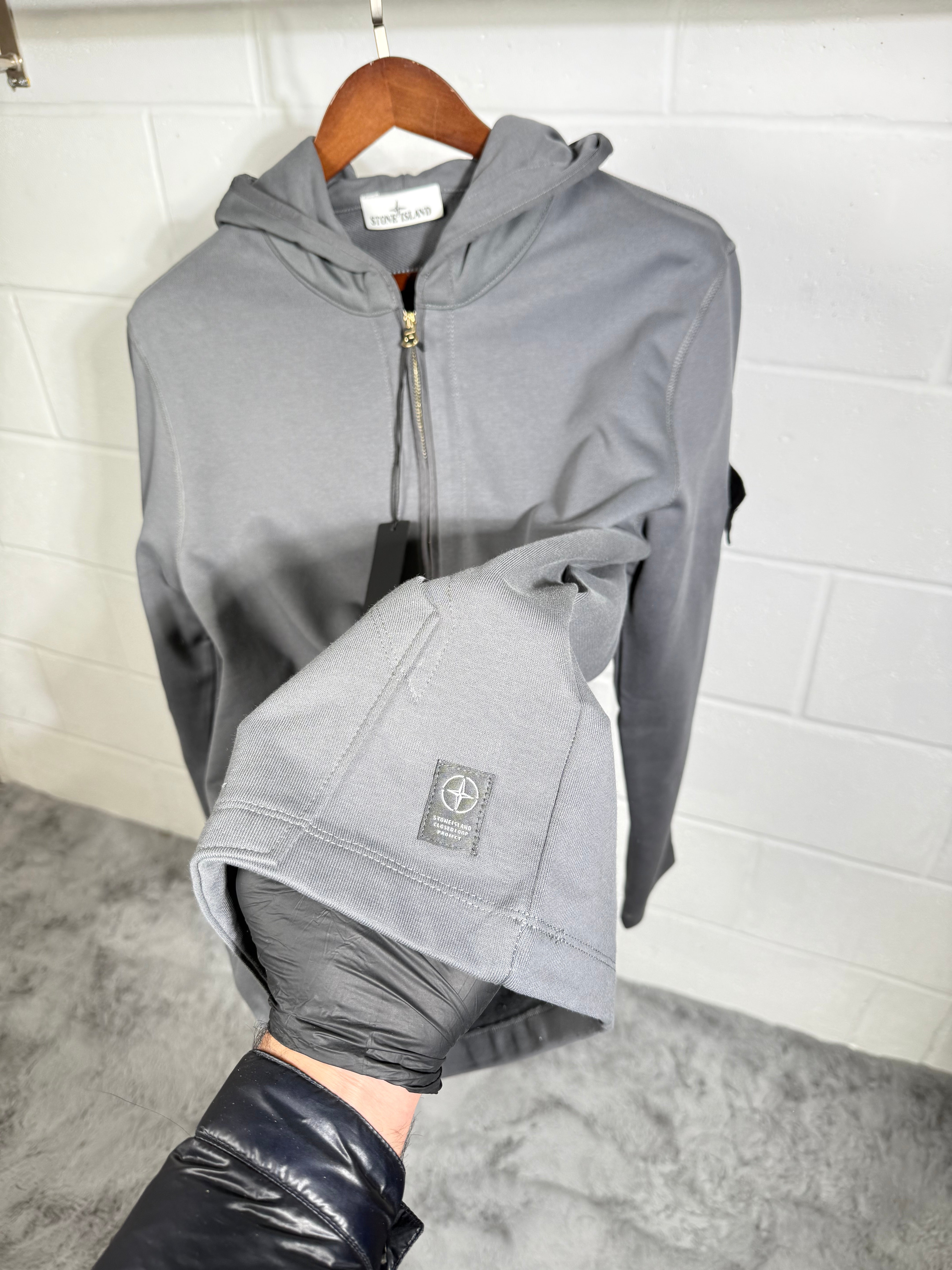 Stone island ghost hoodie grey