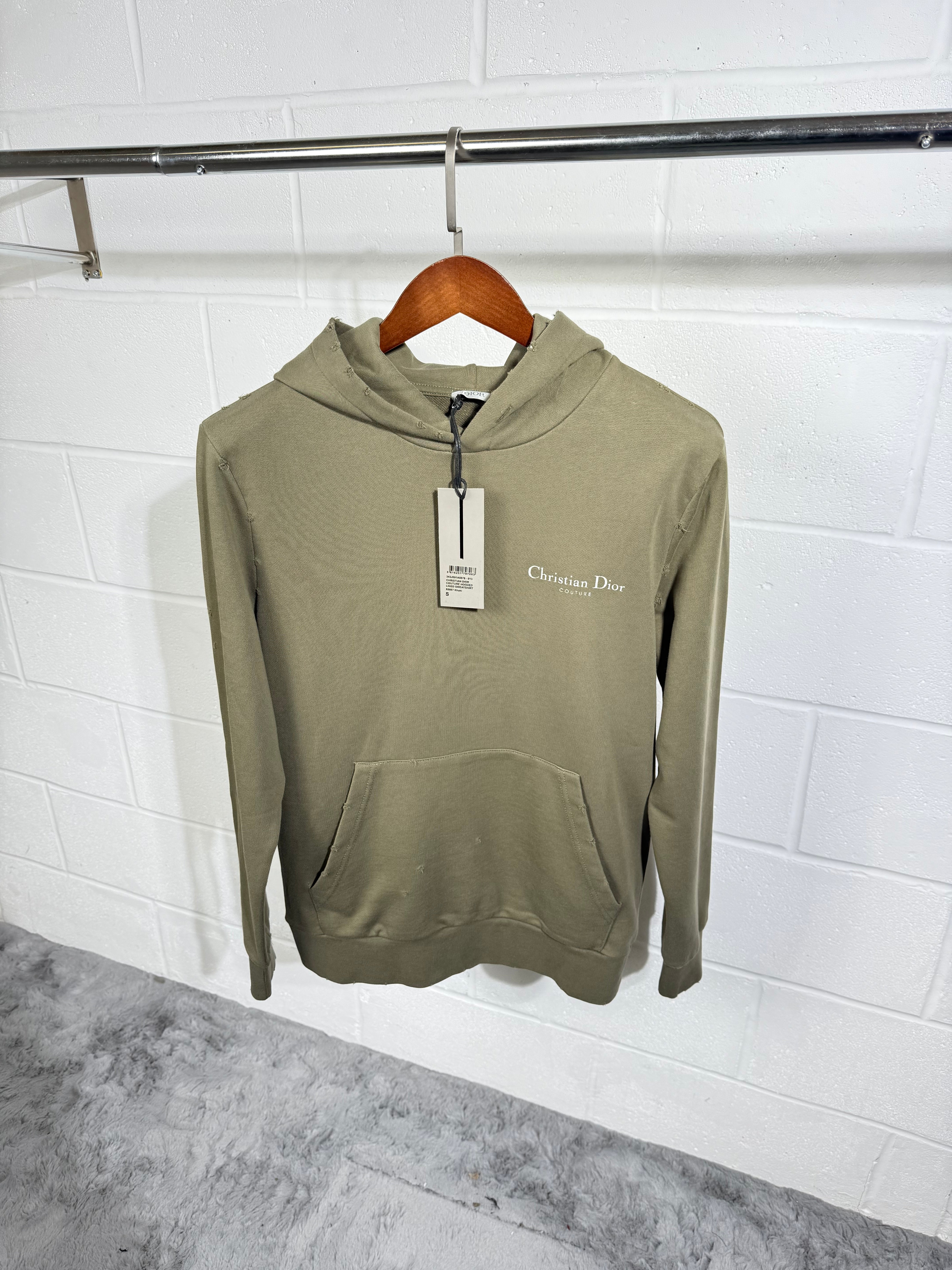Sweat à capuche Dior vert