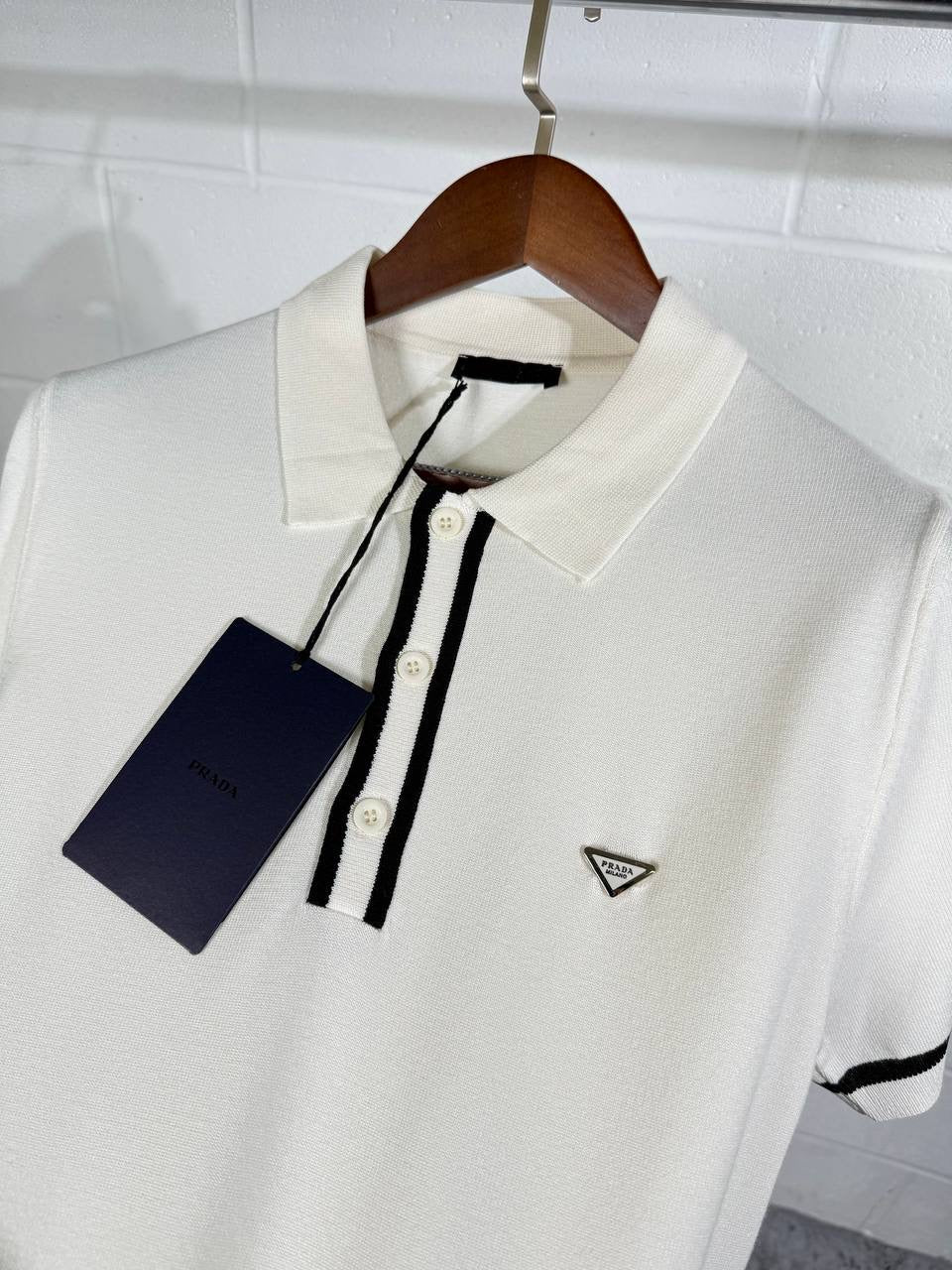 RDA POLO WHITE KNITTED