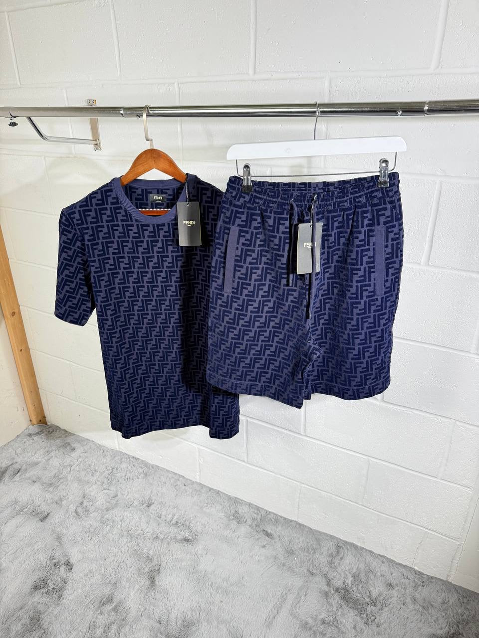 FND NAVY TOWEL SET
