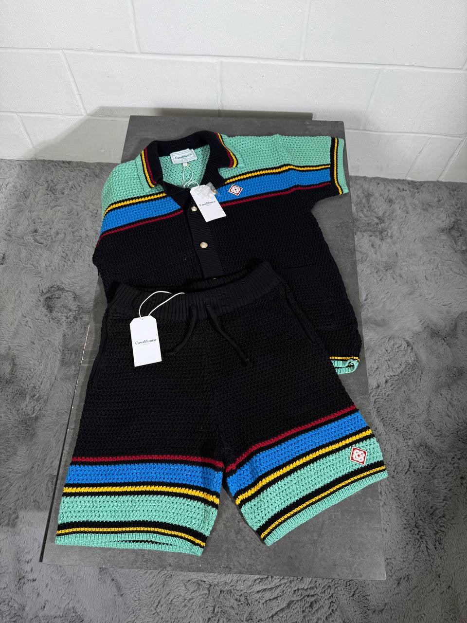 CASA KNIT SET BLACK