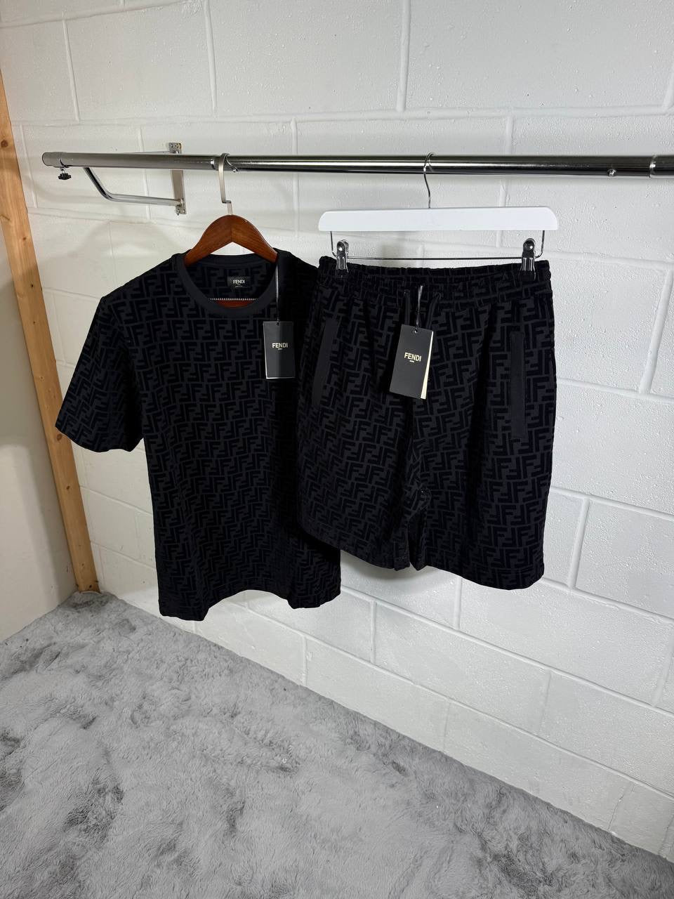FND BLACK TOWEL SET