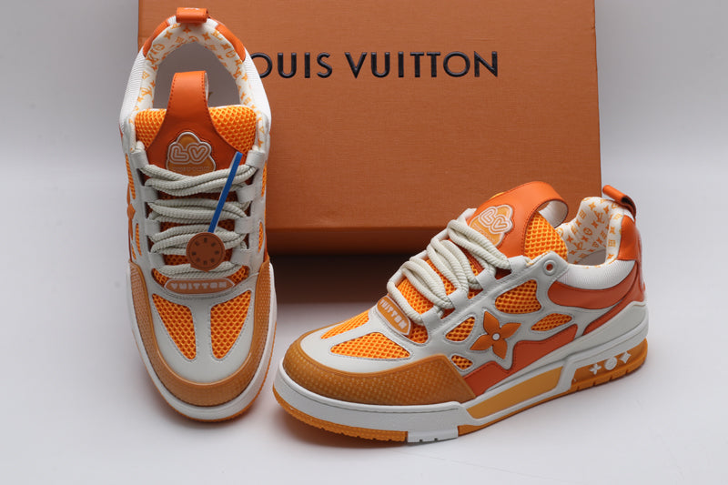 Patins à glace LVE ORANGE/BLANC (précommande)