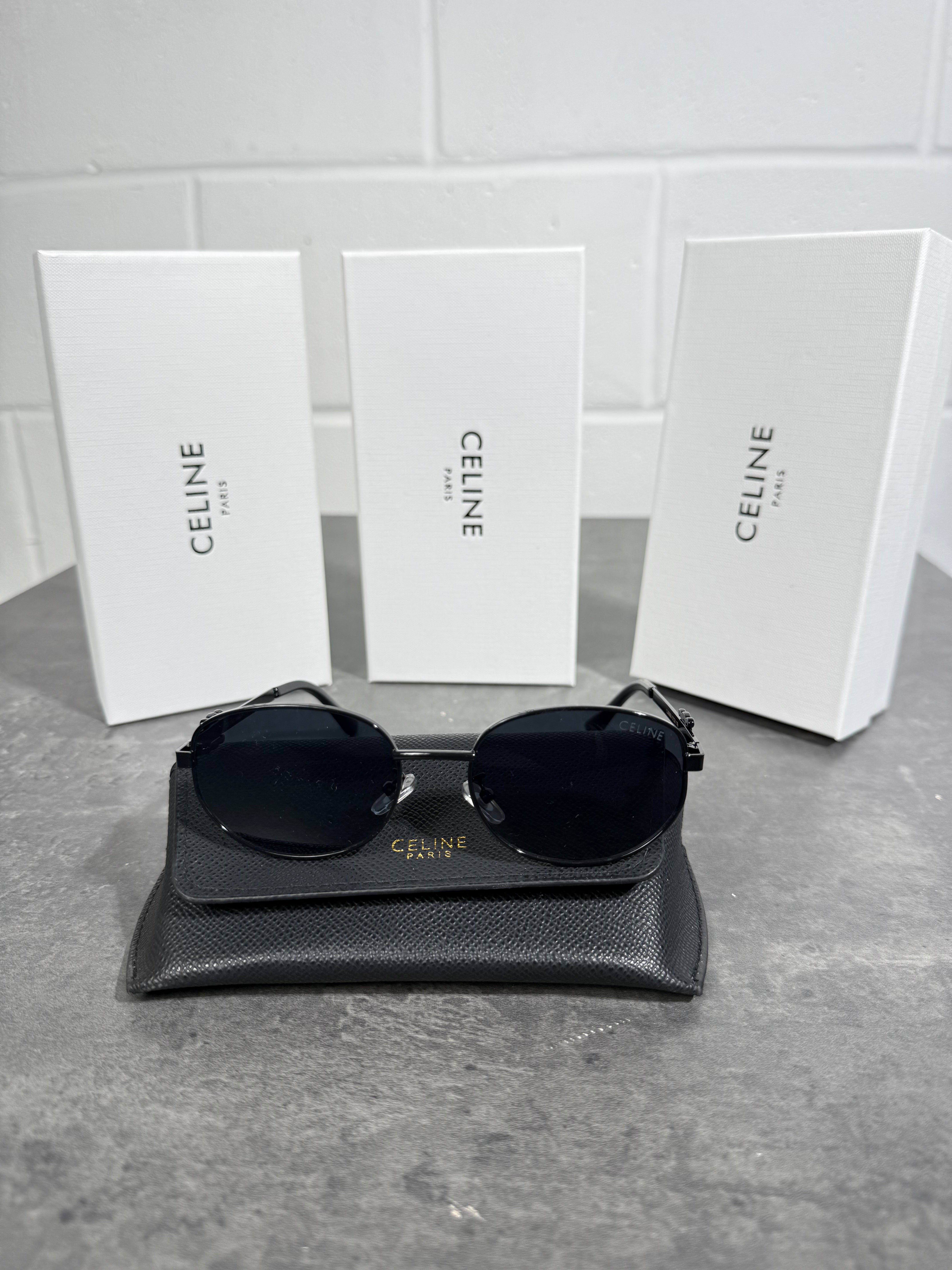 CLN CIRCLE GLASSES BLACK