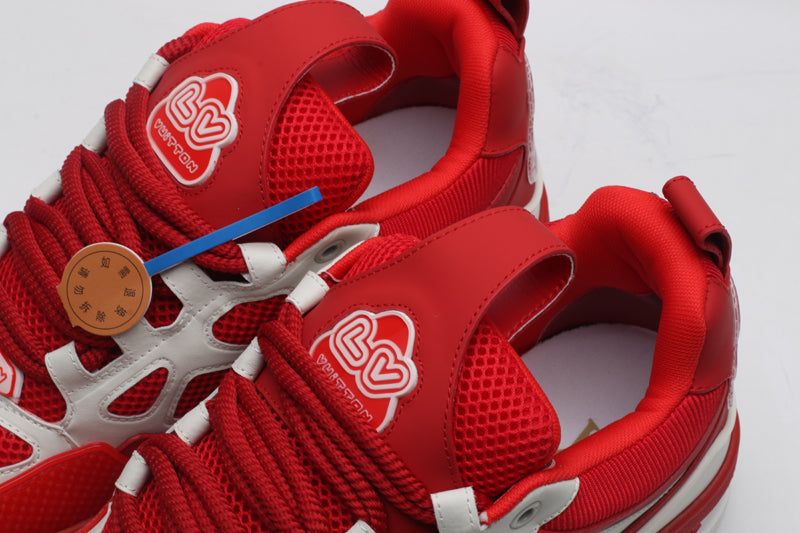 Patins à glace LVE rouges/blancs (précommande)