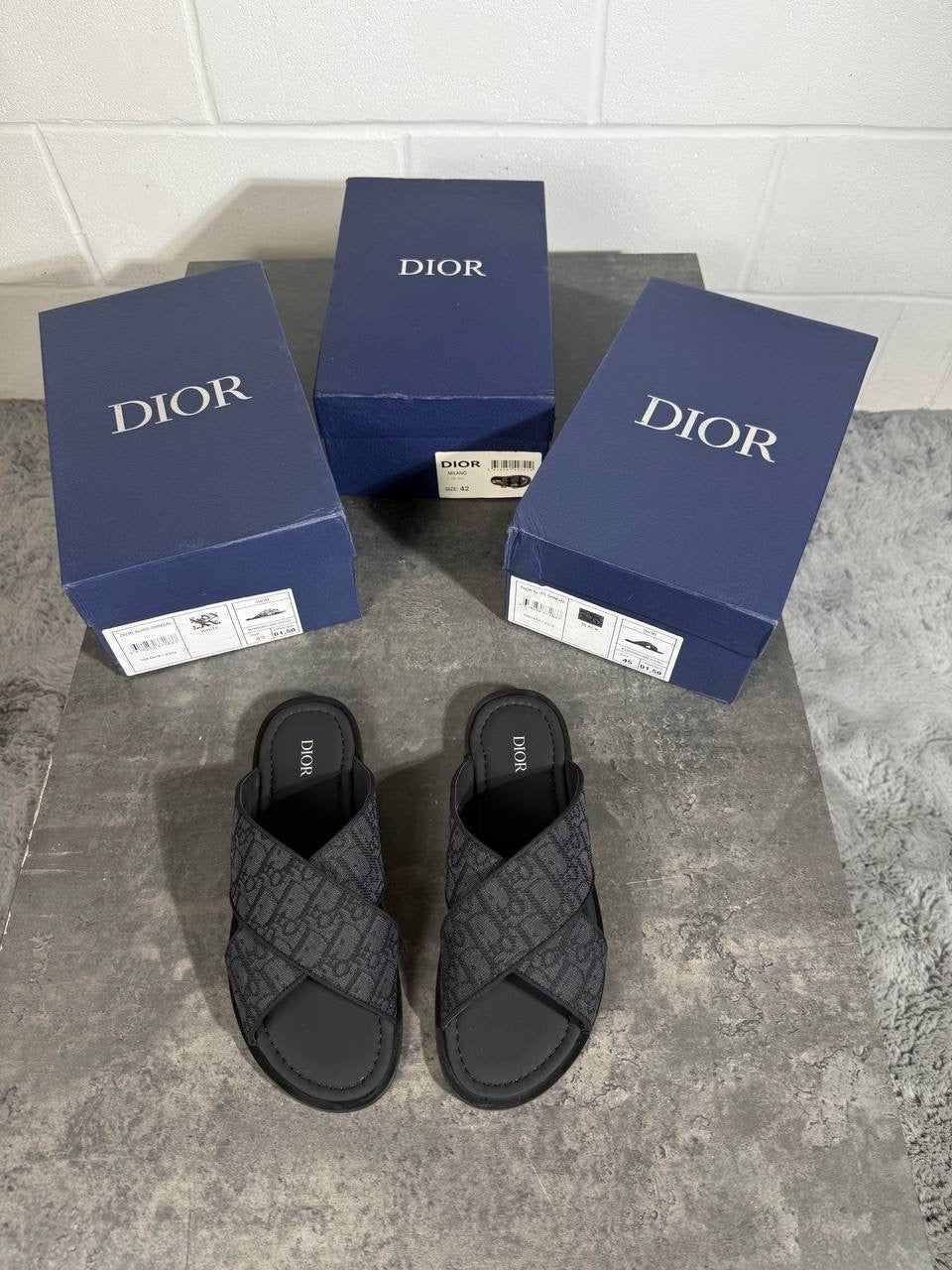 IOR STRAP SANDALS BLACK
