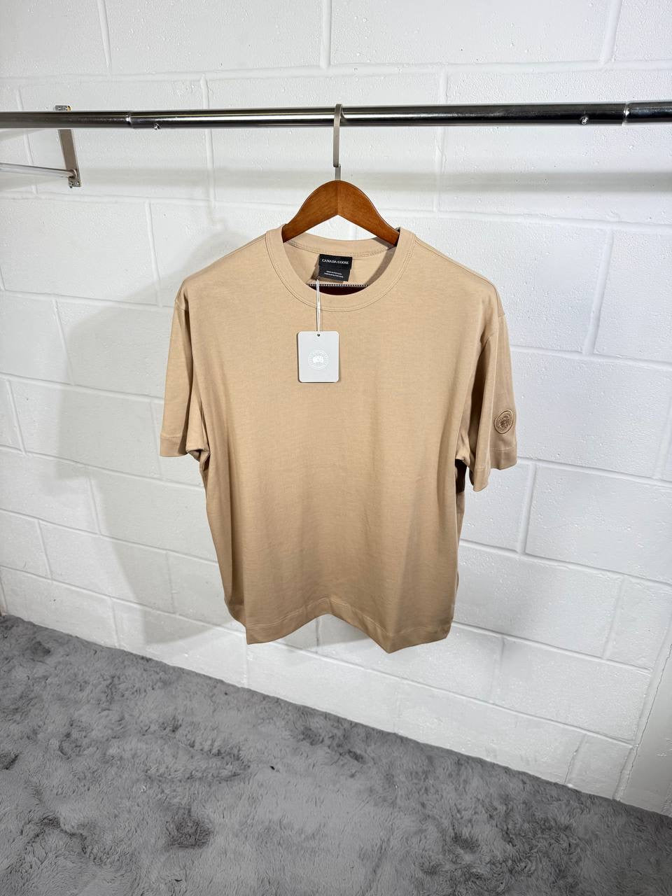 C&G TEE BEIGE OVERSIZED