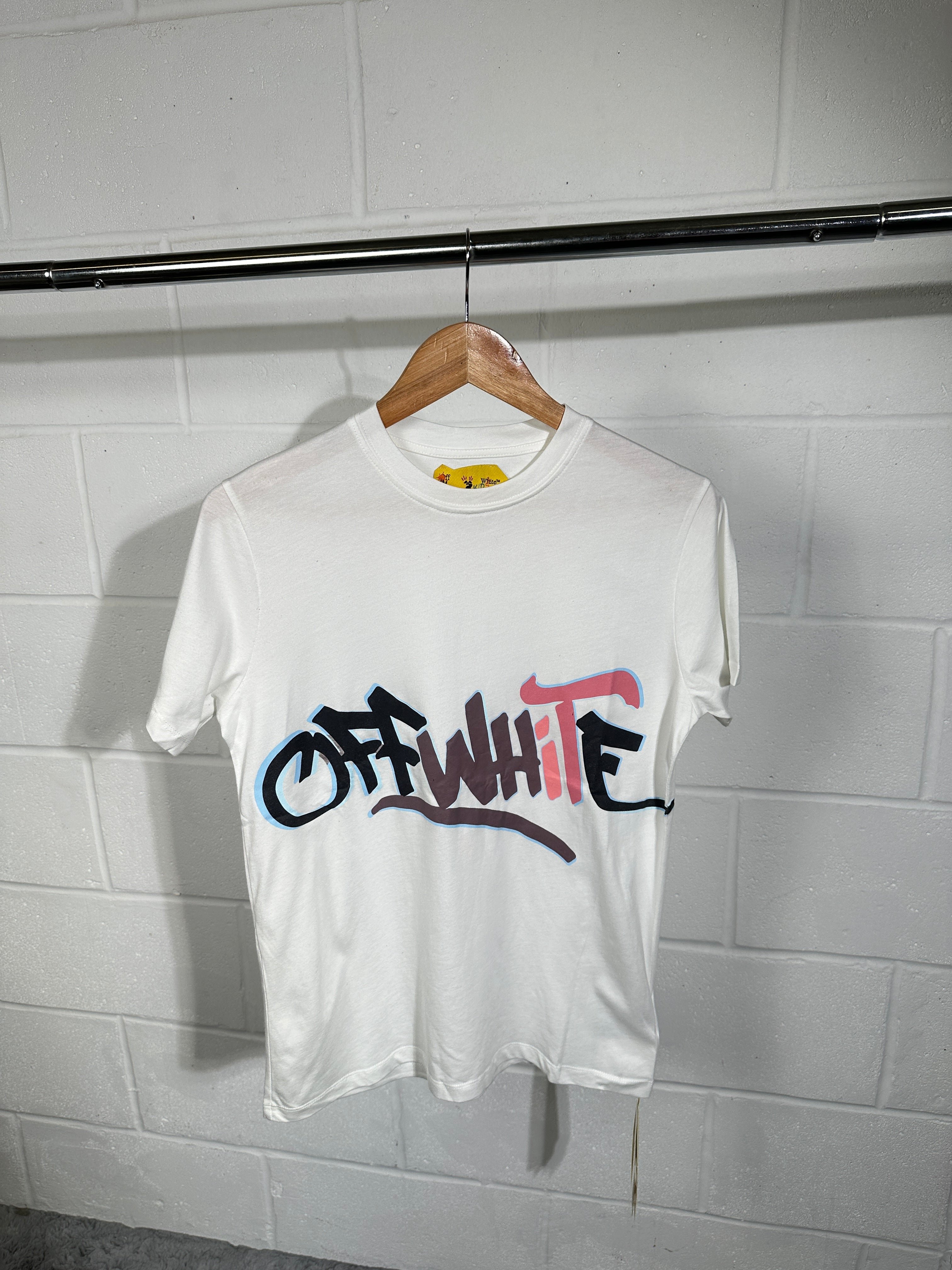 Kids offwhite tshirt white