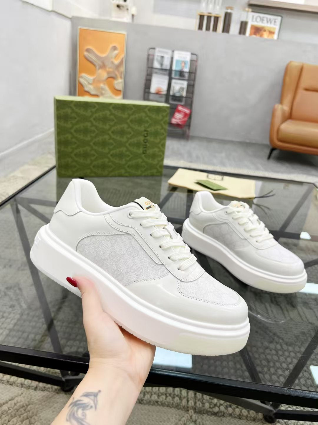 UCCI LEATHER SNEAKER (pre-order)