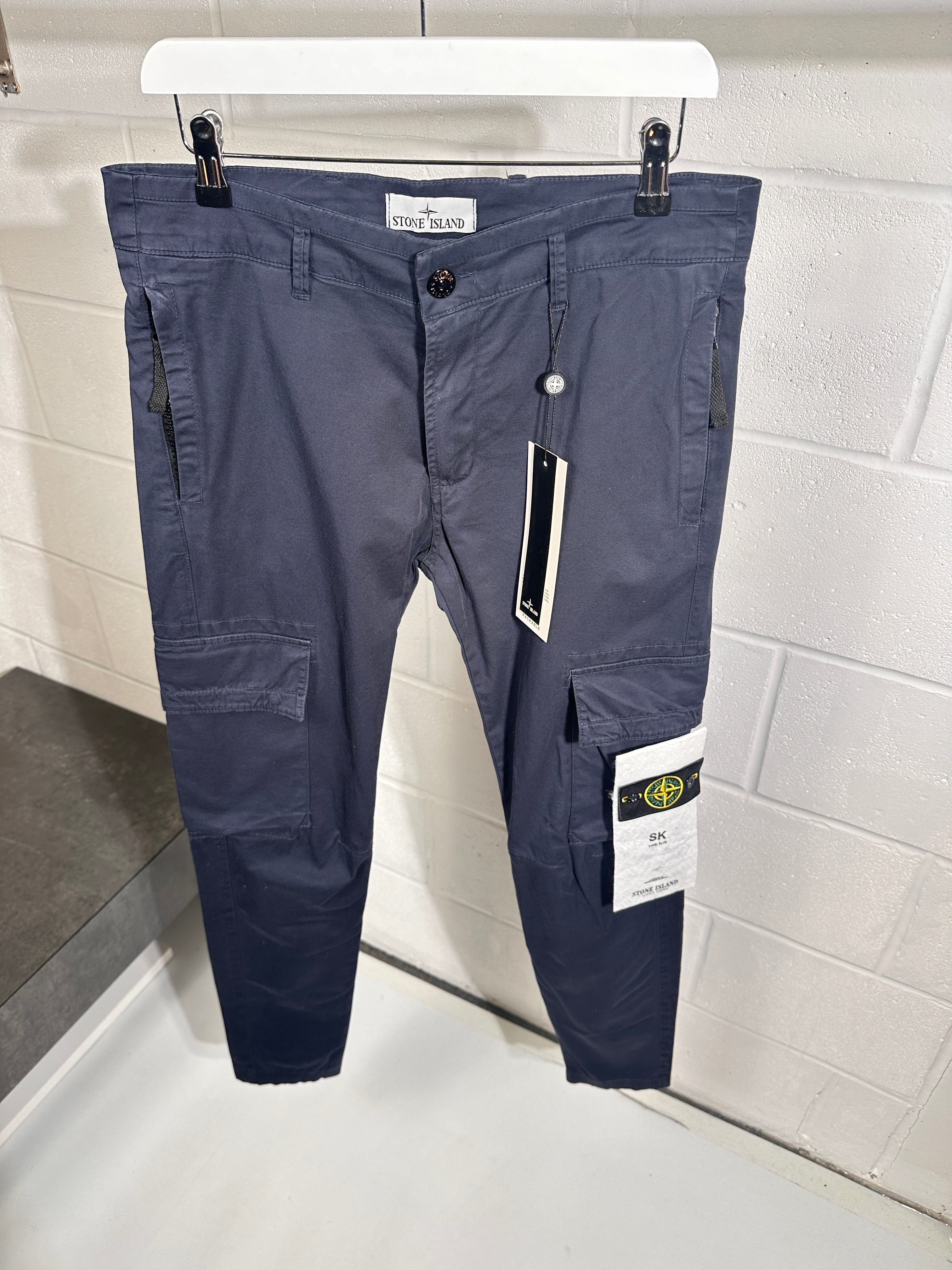 Pantalon cargo SI bleu marine