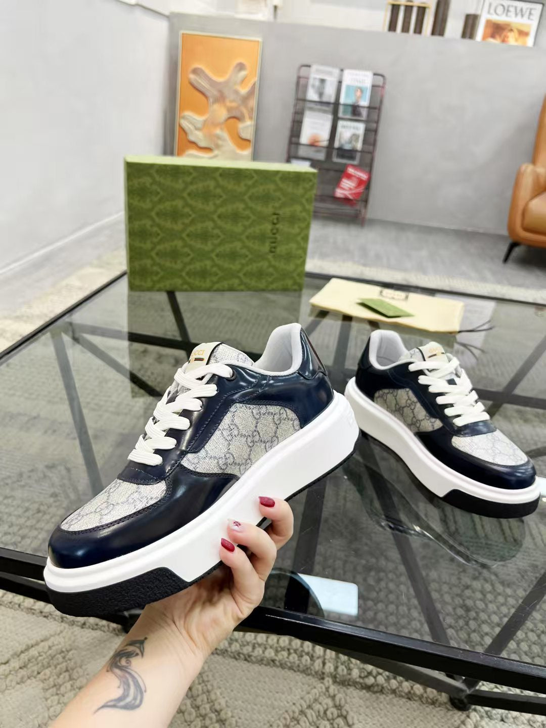UCCI LEATHER SNEAKER (pre-order)