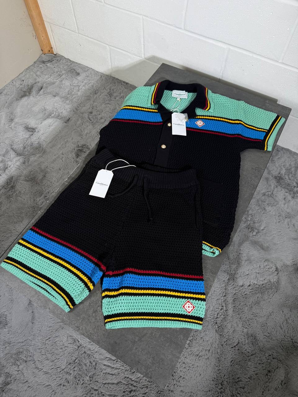 CASA KNIT SET BLACK