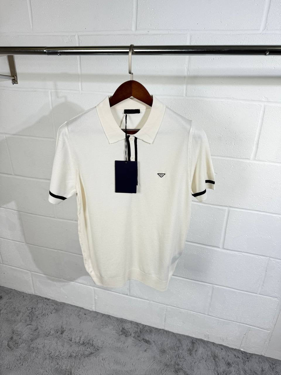 RDA POLO WHITE KNITTED
