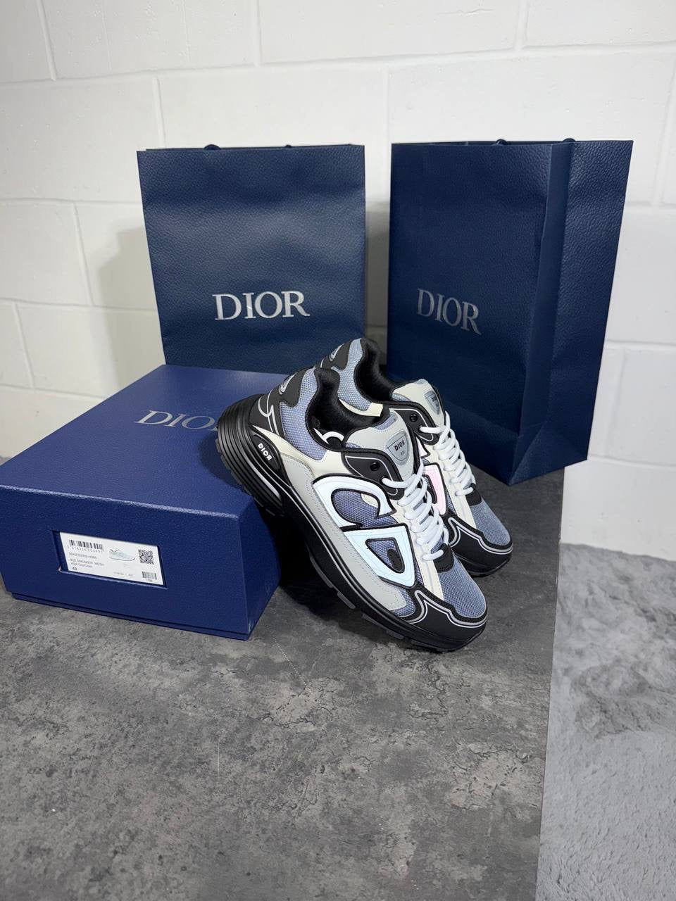 B30 BLUE & GREY MESH