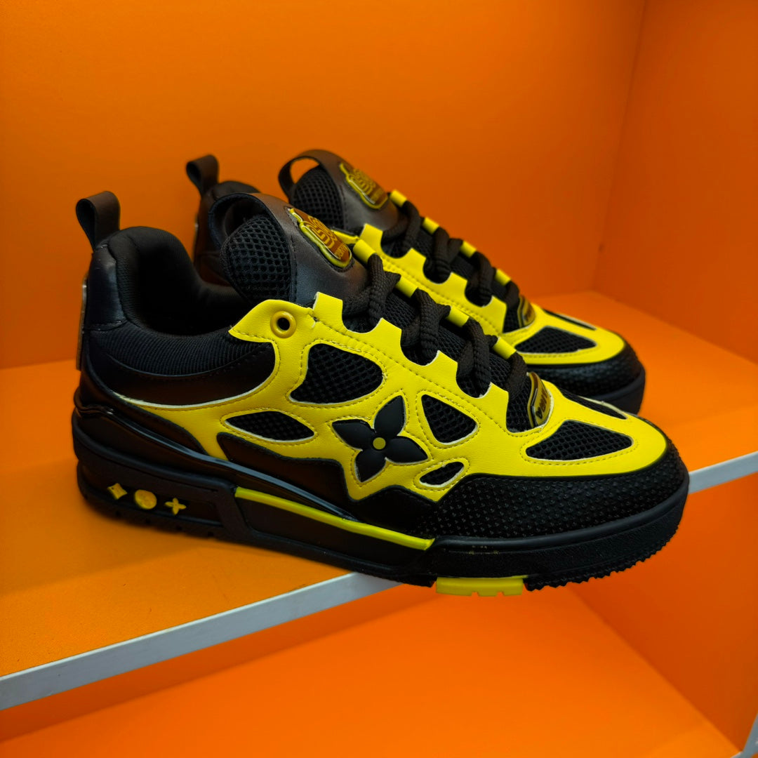 Patins à glace LVE jaunes et noirs (précommande)
