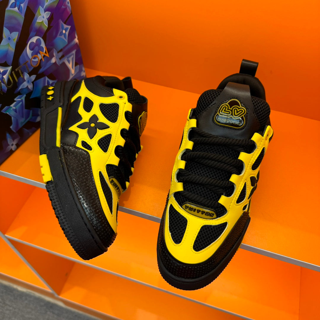 Patins à glace LVE jaunes et noirs (précommande)