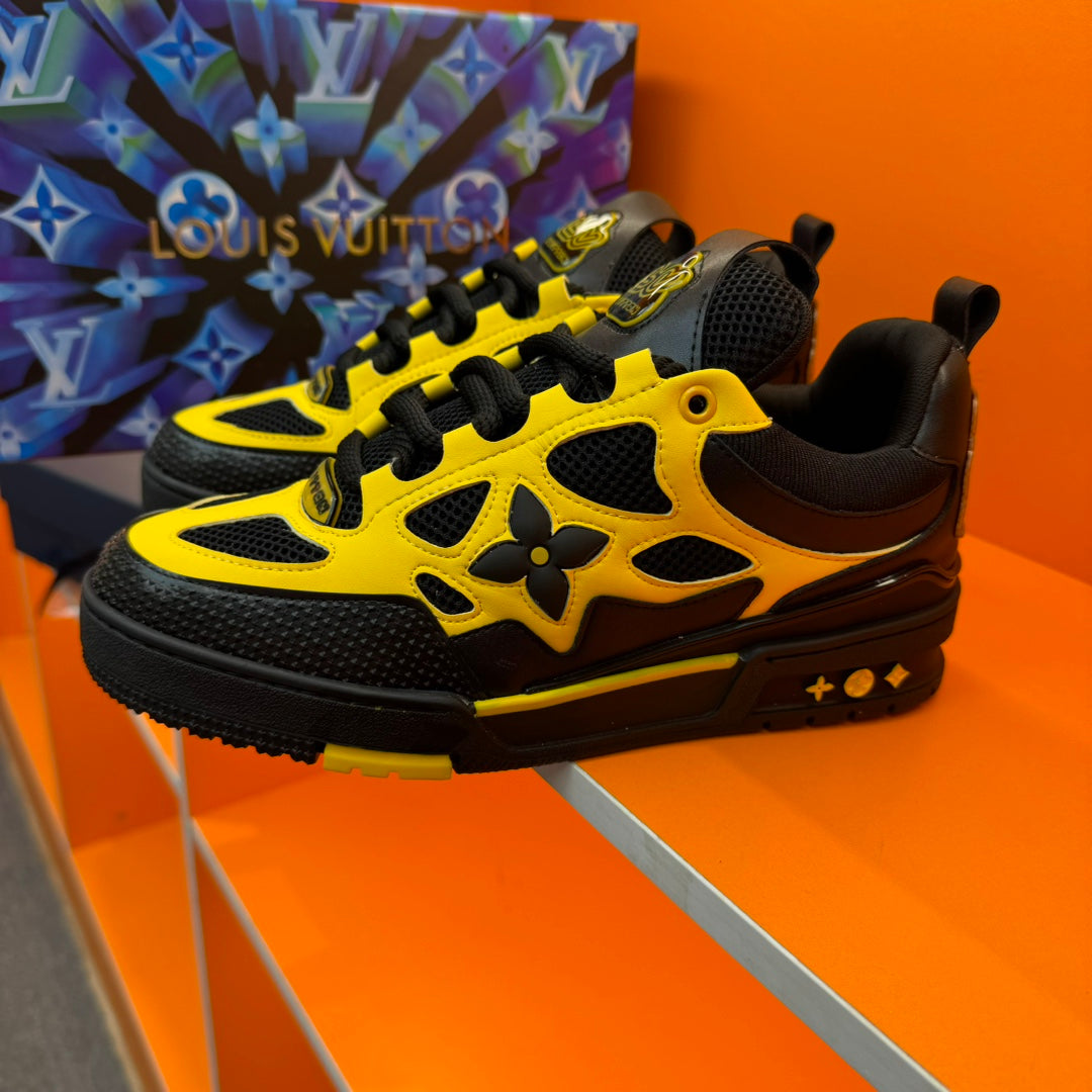 Patins à glace LVE jaunes et noirs (précommande)
