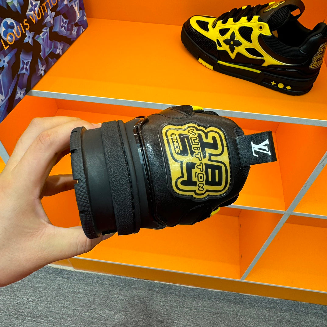 Patins à glace LVE jaunes et noirs (précommande)